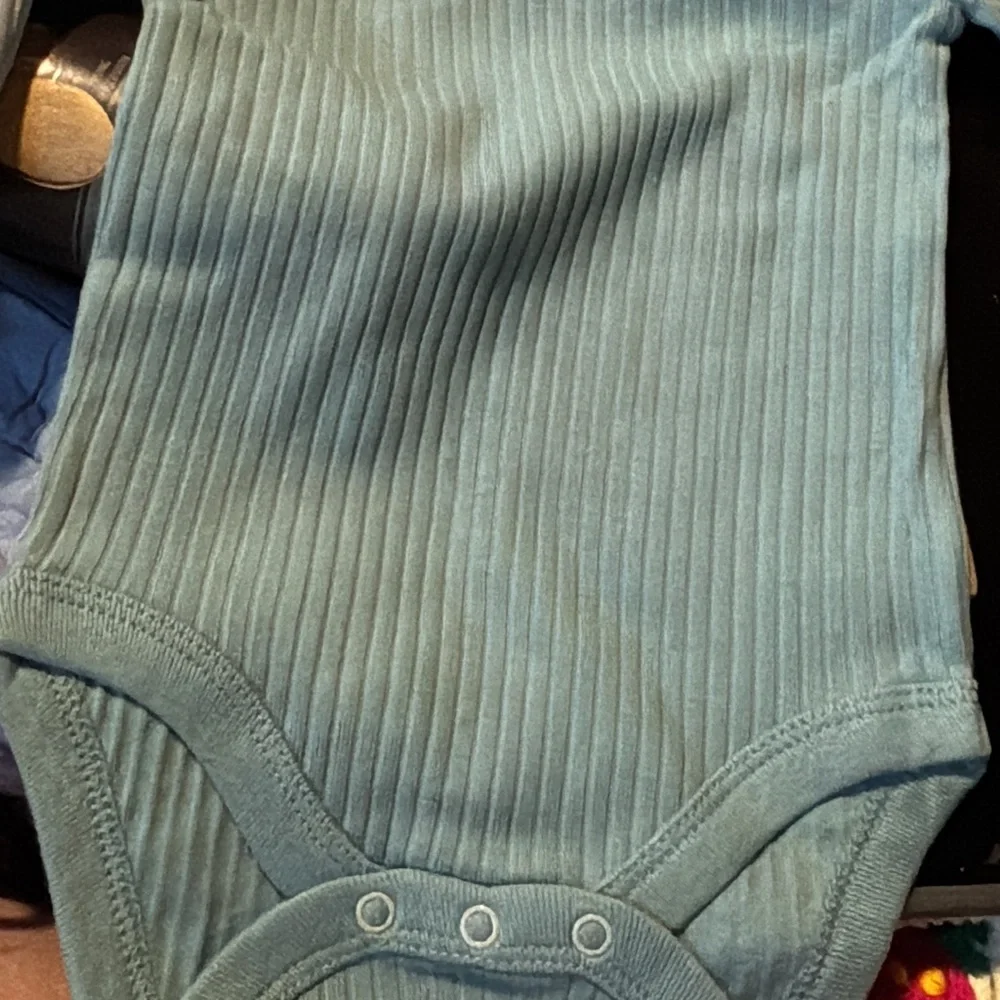 Cloud Island and light Blue blue and Green Long Sleeve Bodysuits